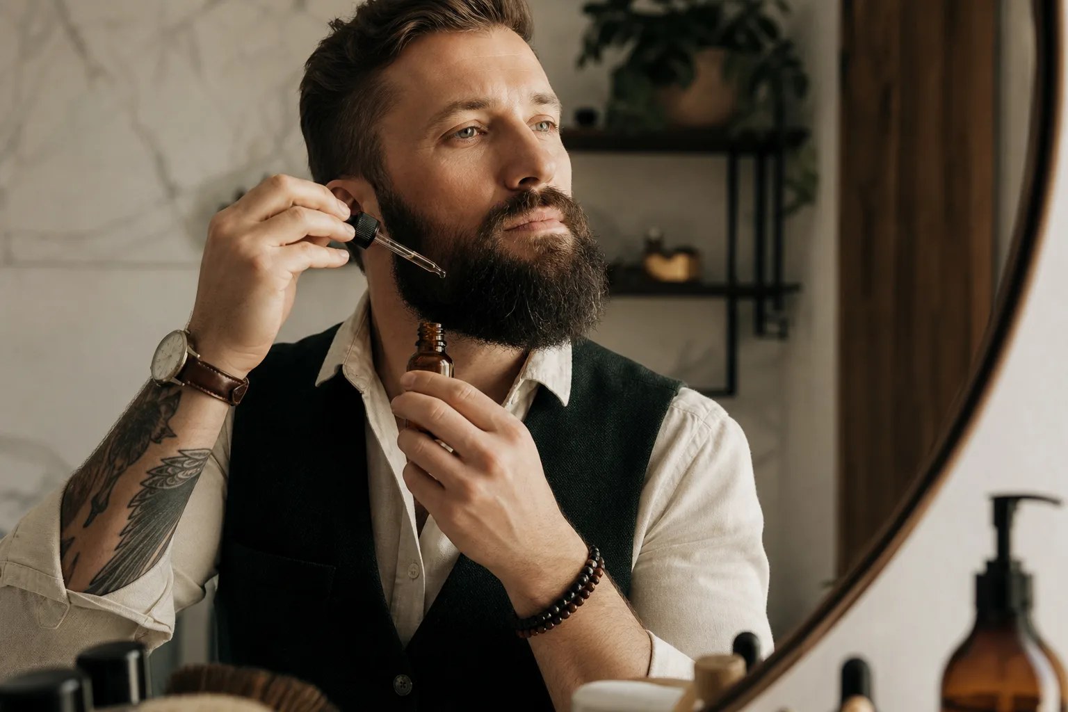 Huile à barbe: comment l’utiliser, combien et quand?