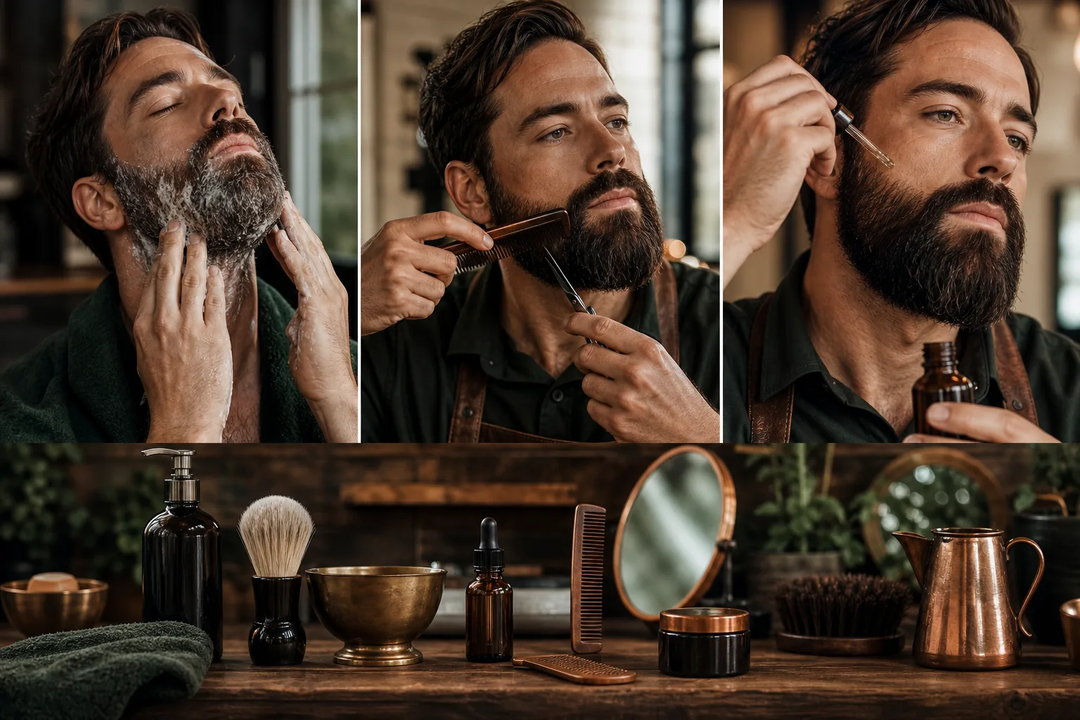 Préparer sa barbe pour la Journée mondiale: routine sur 3 jours
